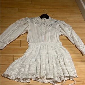 LoveShackFancy White Lace Dress